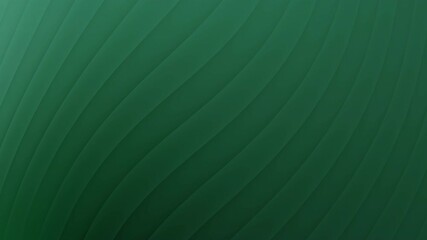 Wall Mural - green waves cascade across this looping background featuring a smooth gradient. the flowing animatio