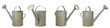 © rgvc - Set of vintage watering cans isolated on white background