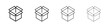 © Dan - Open box icon vector graphics. black style vector icons