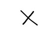 © STOCK CART - Hand-drawn X mark, signifying error, rejection, or a negative indication. It's simple, striking, and conveys a clear message transparent background