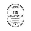 © Hellen - Sello etiqueta para producto sin conservantes