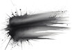 © Zain khan - Black ink splat isolated on transparent background