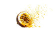 © Dewan - Passion fruit half exploding in a burst of golden particles