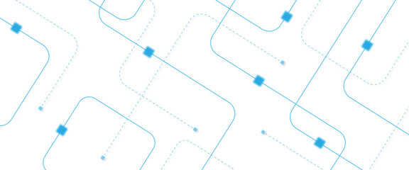 Abstract futuristic technology background. Technology background with crossed lines and dots.