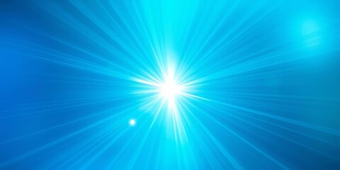 Wall Mural - Abstract light blue radiating energy, cool tones, refreshing glow,  dynamic,  abstract art