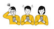 © Budi Studio - Frustrated people holding smartphones look worried about bad news, stressed and confused faces