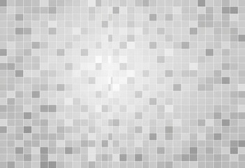 Wall Mural - Abstract gray grid mosaic background, perfect for website banners or presentations,  minimalist,  texture