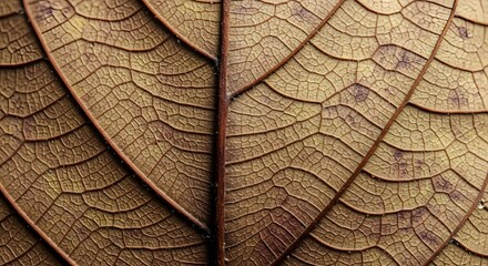 Leaf Texture Beauty A Detailed Close-Up of Nature's Intricate Veins