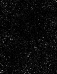 Wall Mural - Abstract Black Background with White Dots Simulating a Starry Night Cosmos Texture