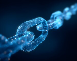 Block chain concept with electronic, economy, datum