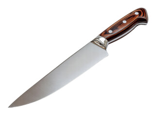 Stainless steel, kitchen, knife, wooden, handle Stainless steel kitchen knife with wooden handle