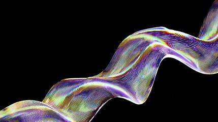 Abstract Colorful Swirling Design