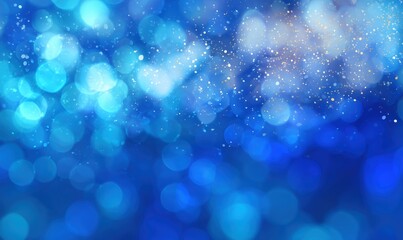 blue bokeh background