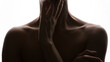 © Erika - Close up female neck. Beautiful caucasian woman with well-kept skin. Natural beauty, fitness, diet, spa, plastic surgery and aesthetic cosmetology