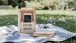 © jacka - Wooden box containing a phone, promoting digital detox.