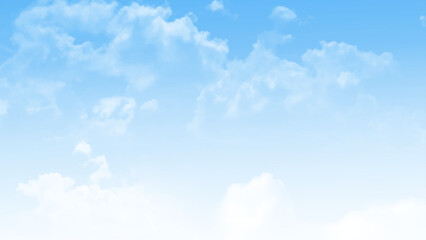 Wall Mural - bright clouds in sky.