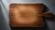 © Belial - Wooden chopping board top view