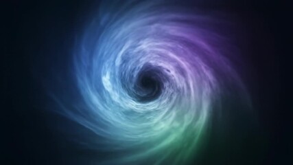 Wall Mural - abstract smoke and light vortex with ethereal wisps, seamlessly looping video background subtle, spi