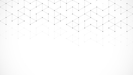 Wall Mural - Creative idea of modern design with abstract geometric background. Minimalistic texture with triangles pattern