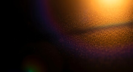 Canvas Print - textured surface with golden light and rainbow refraction keywords: abstract, background, texture, l