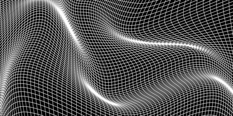 Abstract polygonal space low poly dark background with connecting dots and lines. Connection structure. 3d rendering