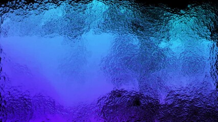 Wall Mural - abstract blue plasma wave blast 4k loop features blue gradient particles formed like glassy water fl