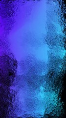 Wall Mural - vertical abstract blue plasma waterfall 4k loop features blue gradient particles formed like glassy 