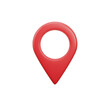 © Achmad - A red map pointer icon set against a white background.