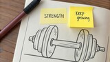 Motivational Notes on Strength and Growth with Barbell Sketch