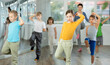 © JackF - Group of children boys and girls dance hip hop in studio