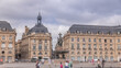 Place de la Bourse timelapse hyperlapse in Bordeaux, France, with the Fountain