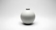 © aura - White Spherical Ceramic Vase Minimalist Design.