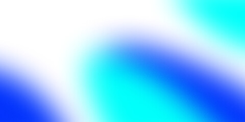 Canvas Print - abstract element with glowing blue gradient with noise texture
