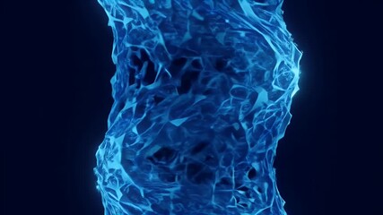 Abstract Ice Blue Background Texture Mesh Structure
