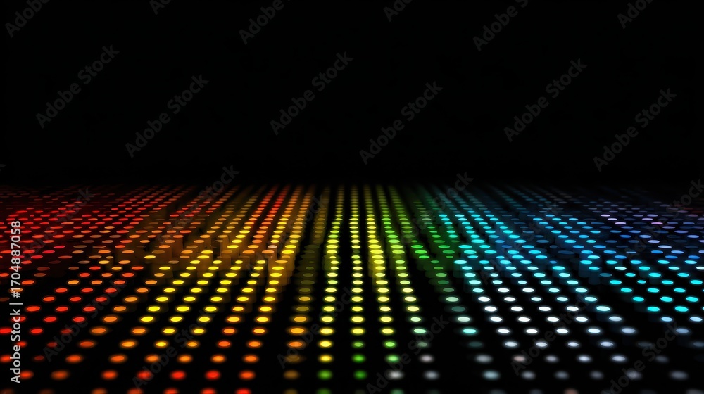 Light Graphics Array Multicolored led lights display abstract graphic background image ...