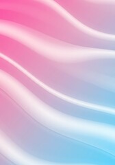 Wall Mural - an abstract background with smooth, flowing waves of soft pastel pink, purple, and blue