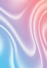 Wall Mural - an abstract background with smooth, flowing waves of soft pastel pink, purple, and blue