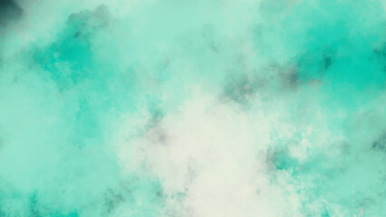 Wall Mural - a soft turquoise background with a light, cloud-like, and textured appearance.