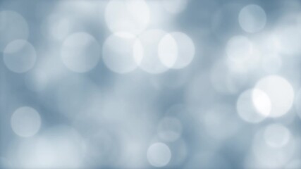 Wall Mural - soft white defocused particles background blue loop