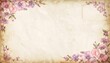 © BAKSO - Vintage floral postcard