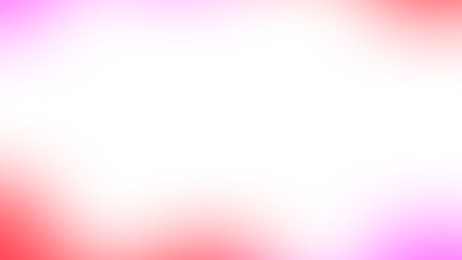 Canvas Print - abstract element with blurred glowing pastel pink and red gradient