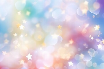 Wall Mural - star pattern bokeh effect background backgrounds outdoors glitter.