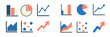 © icon_art - Modern collection of diverse business data visualization charts, graphs, and statistical elements for analysis and reporting
