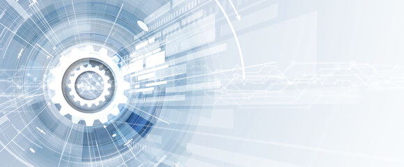 Modern technology and business abstract background for technical or science presentation