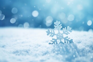 Canvas Print - snowflake backgrounds christmas winter.