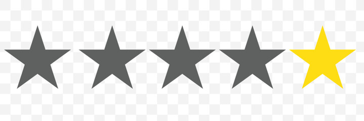 Canvas Print - 2-star review icon, 2-star ratings icon, vector