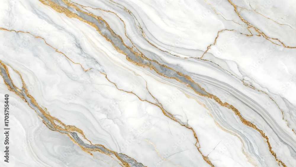 Elegant white marble texture with gold veins Stock Photo | Adobe Stock