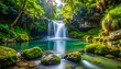 © Ardhia - Hidden waterfall paradise with a clear turquoise lagoon