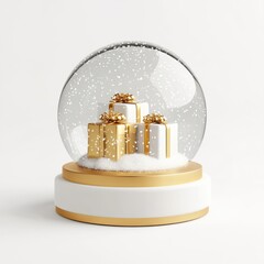 Wall Mural - snow globe christmas festive globe.