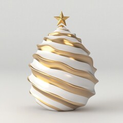 Wall Mural - pinecone christmas festive modern.